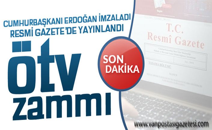 Erdoğan imzaladı Sigara'da ÖTV tutarı yüzde 80'e çıktı