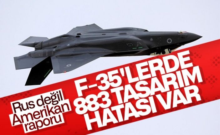 F-35'te 883 tasarım hatası çıktığı belirlendi