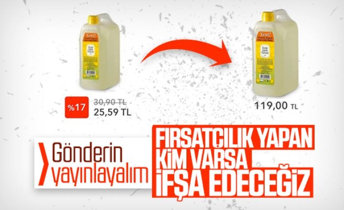 Fırsatçılar, ürünlere inanılmaz zamlar yapıyor