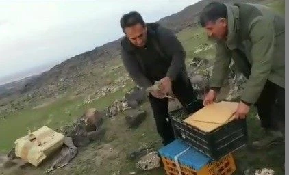Iğdır’da ’canlı mühre’ ile keklik avlayan 7 şahsa 64 bin 624 lira ceza