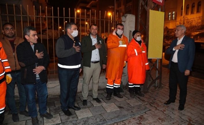 Korona virüs önlemi için dezenfekte çalışmaları yoğunlaştırıldı