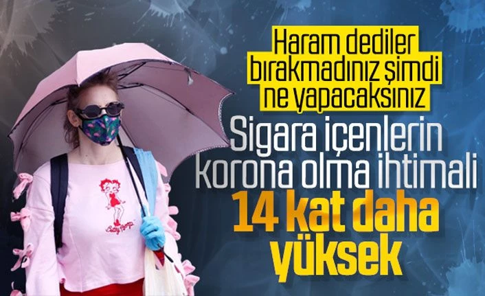 Korona virüs tehlikesi sigara içenler için 14 kat daha çok