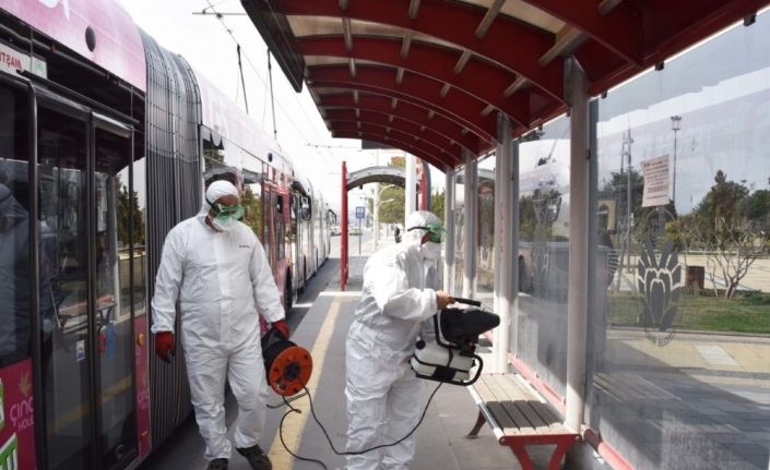 Malatya’da toplu taşıma araçları her gün dezenfekte ediliyor