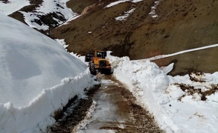 Merzan çiftlik yolu ulaşıma açıldı
