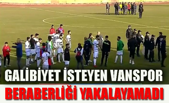 Vanspor, Sakaryaspor'a 1-0 yenilerek Play Off'a veda edebilmek için elinden geleni yaptı