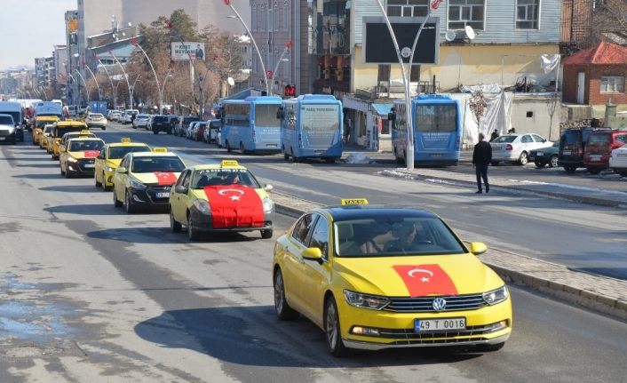 Şoförlerden Bahar Kalkanı Harekatı’na destek