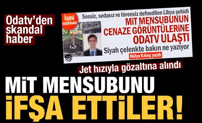 Son Dakika Haberi: Odatv'den skandal MİT haberi! Terkoğlu gözaltında