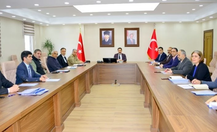 Sosyal Destek Grubu Toplantısı, Ardahan Valisi Mustafa Masatlı başkanlığında yapıldı