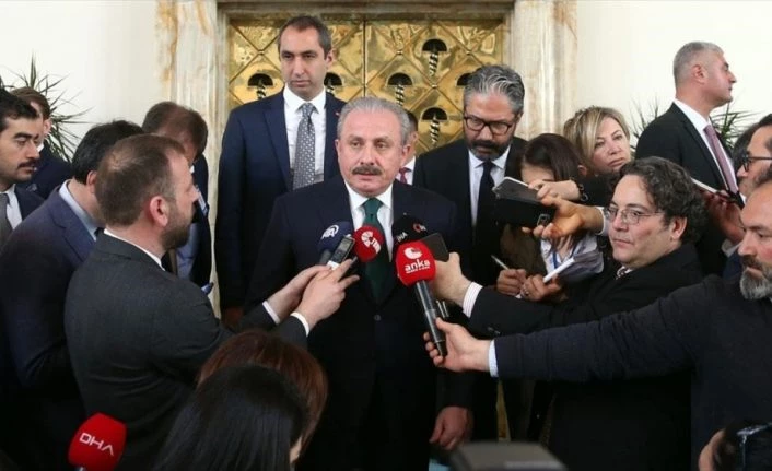 TBMM Başkanı Şentop: Koronavirüs konusunda herkes üzerine düşeni yerine getirirse süreci kolay atlatırız