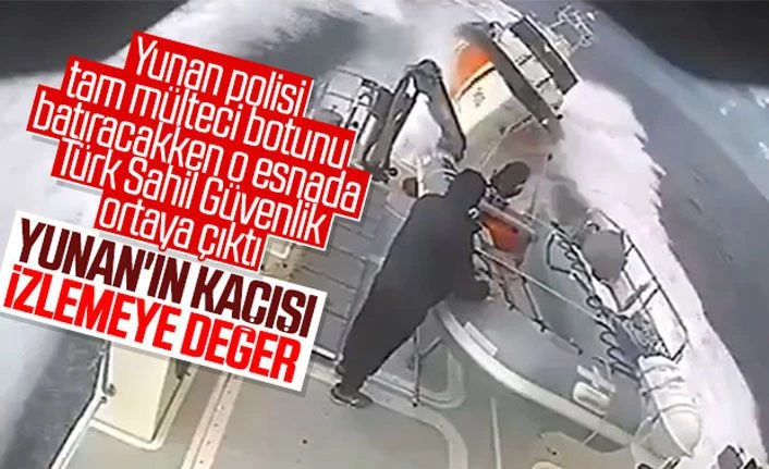 Türk Sahil Güvenlik Yunan botunu kovaladı