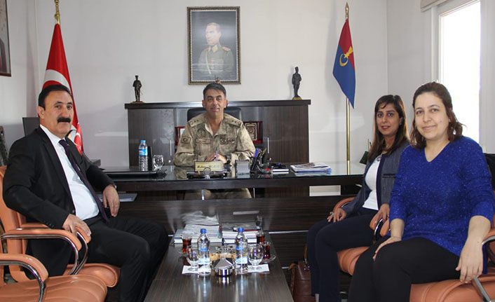 Van TB Başkanı Süer’den İpekyolu İlçe Jandarma Komutanı Demir’e ziyaret