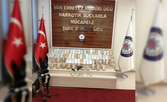 Van’da 35 kilo uyuşturucu ele geçirildi