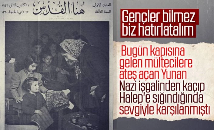 Yunanistan, savaş sırasında sığındığı ülkenin halkını öldürüyor
