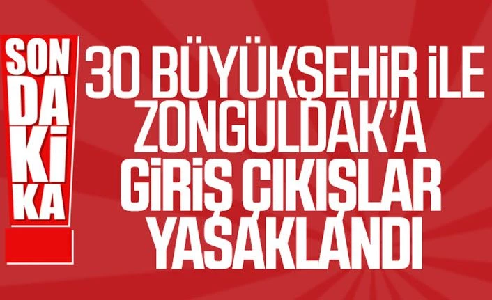 Van da dahil 30 Büyükşehir ve Zonguldak araç giriş çıkışına kapatıldı