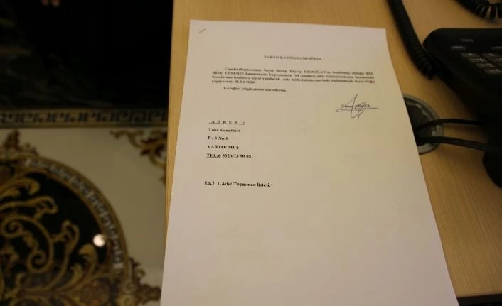 “Biz Bize Yeteriz Türkiyem” kampanyasına 58 dönümlük arsasını hibe etti