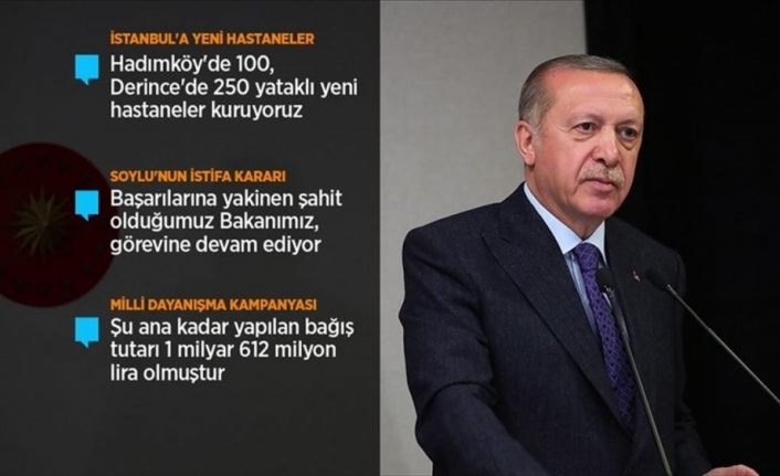 Cumhurbaşkanı Erdoğan: 17-19 Nisan'da sokağa çıkma yasağı uygulanacak