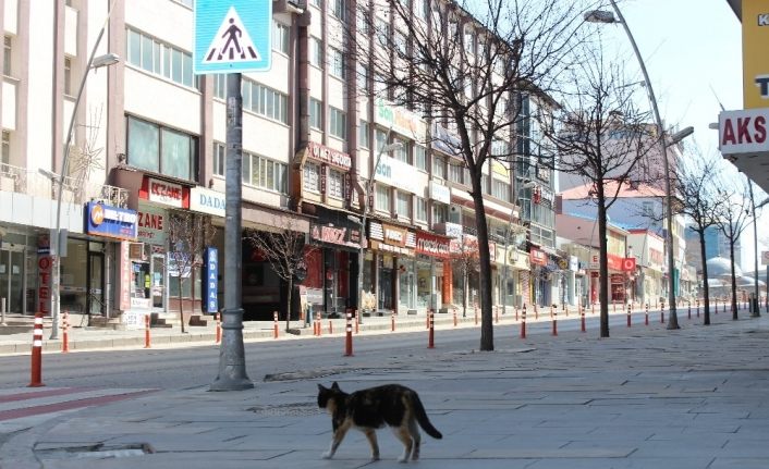 Doğunun gözde kenti Erzurum sessizliğe büründü