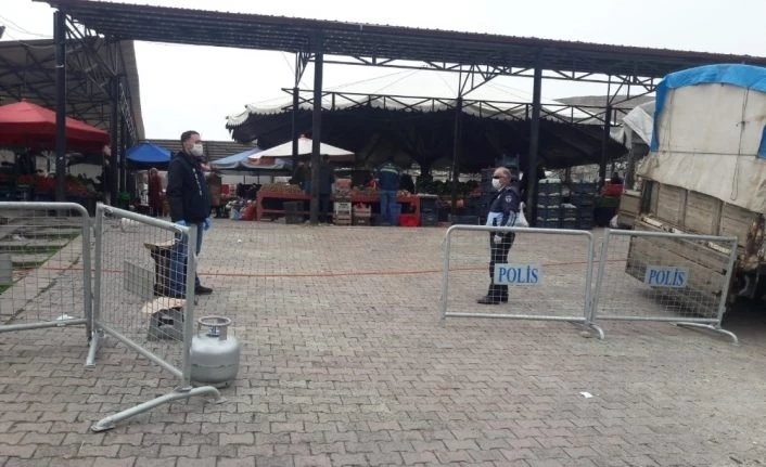 Elazığ’da semt pazarlarında sıkı önlem