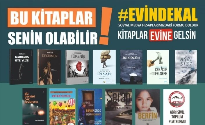 Evde kal, kitabın ağrılı yazarlardan olsun
