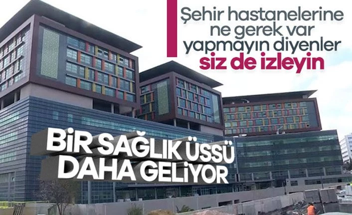 Göztepe Şehir Hastanesi'nin yüzde 90'ı tamamlandı