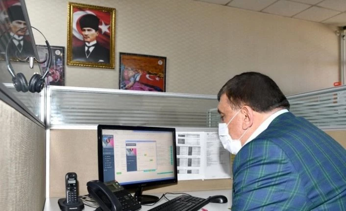 Gürkan çağrı merkezinde istek ve talepleri dinledi