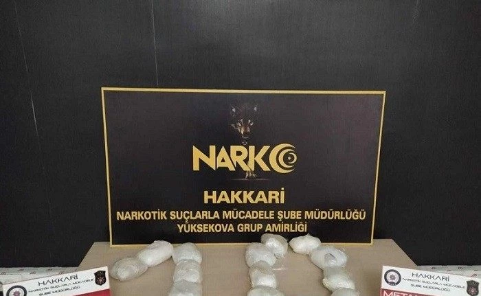 Hakkari’de 7 kilo uyuşturucu ele geçirildi