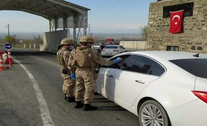 Iğdır  giriş ve çıkışlarında ’koronavirüs’ denetimi