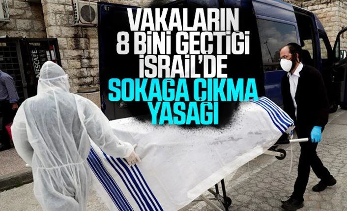 İsrail Filistin'e vurmaya devam ederken, korona virüsü nedeniyle İsrail Şehri'nde sokağa çıkma yasağı ilan etti