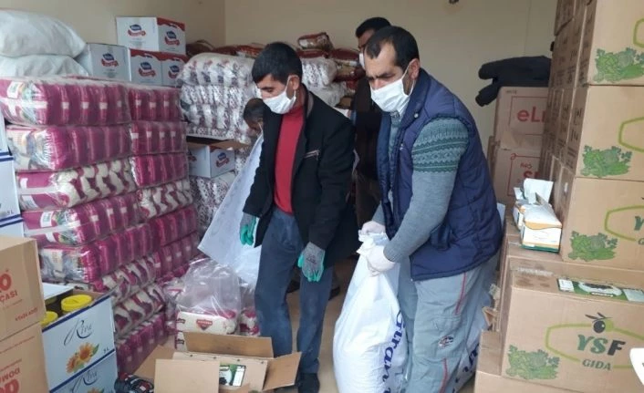 Konakkuran Belediyesinden gıda yardımı