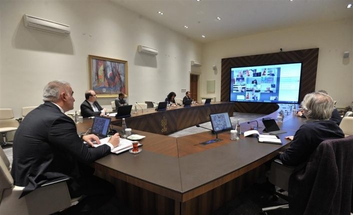 Kültür ve Turizm Bakanı Ersoy, İl Kültür ve Turizm Müdürleriyle telekonferans sistemi ile görüştü