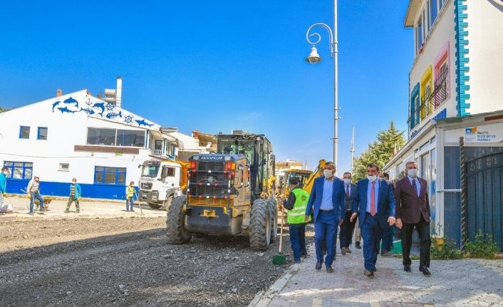 Malatya Büyükşehir Belediye Başkanı Gürkan inceleme yaptı