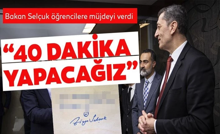 Milli Eğitim Bakanı Selçuk'tan öğrencilere EBA'da 'Teneffüs Zamanı'na davet