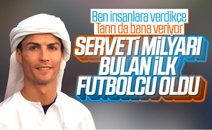 Ronaldo, 'ilk milyar dolarlık futbolcu' oldu