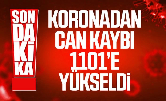 Sağlık Bakanlığı: Türkiye'de koronavirüs nedeniyle can kaybı 1.101'e yükseldi 11 Nisan 2020