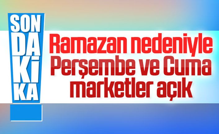 Sokağa çıkma yasağı öncesi bakkal ve marketlere düzenleme