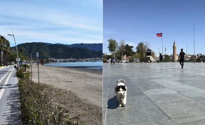 Turizm merkezleri sakin günlerini yaşıyor