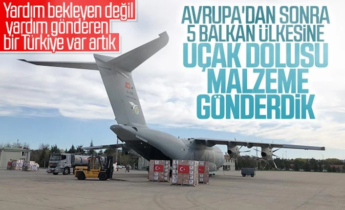 Türkiye'den 5 ülkeye daha korona yardımı