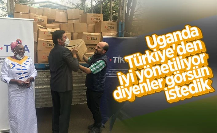 Türkiye'den Uganda'ya gıda yardımı