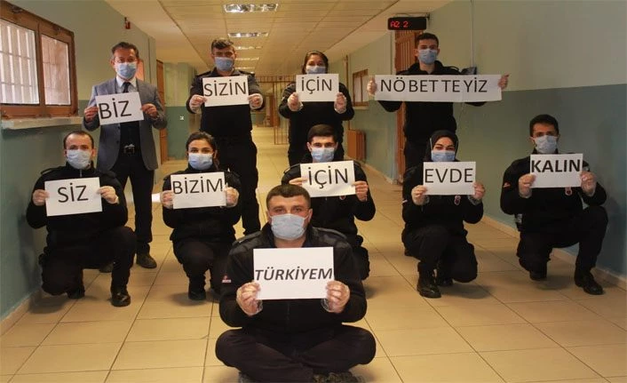Van'daki infaz koruma memurlarından ‘evde kalın’ çağrısı