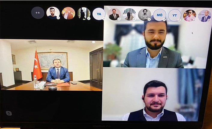 Van Genç Müsiad Bakan Yardımcısı Kıran İle Dijital Sohbette Buluştu