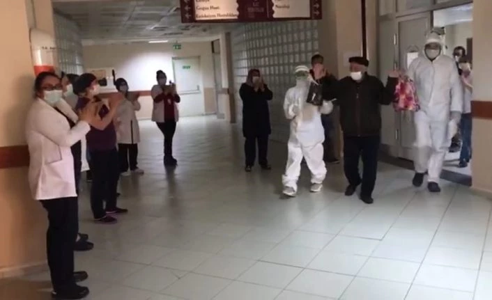 72 yaşındaki hasta korona virüsten taburcu oldu