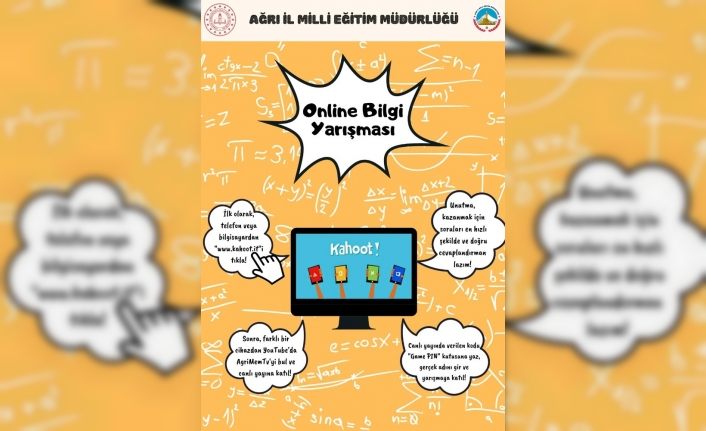 Ağrı’da lise öğrencilerine yönelik “Online Bilgi Yarışması”