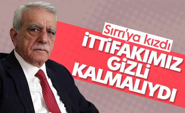 Ahmet Türk: Saklı kalması gereken bazı şeyler vardır