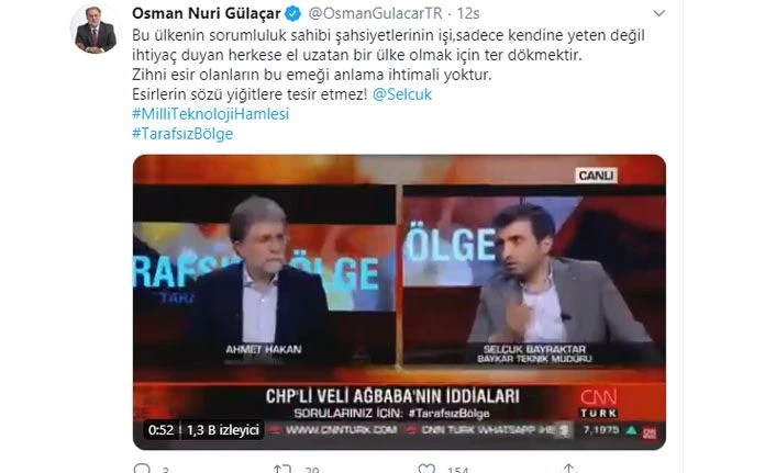 AK Parti Van Milletvekili Gülaçar: Esirlerin sözü yiğitlere tesir etmez