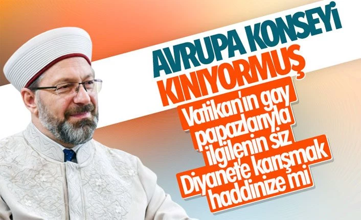 Ali Erbaş'ın açıklaması, Avrupa'yı rahatsız etti