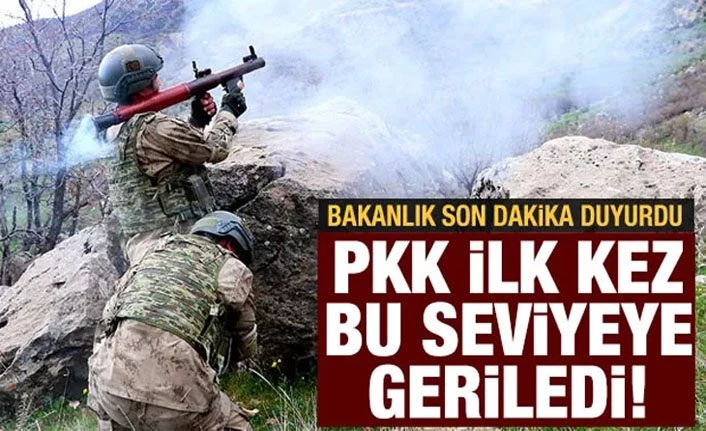 Bakanlık'tan son dakika açıklama: Yurt içindeki terörist sayısı 500'ün altına düştü