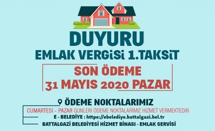 Battalgazi Belediyesi’nde vezneler hafta sonu açık olacak