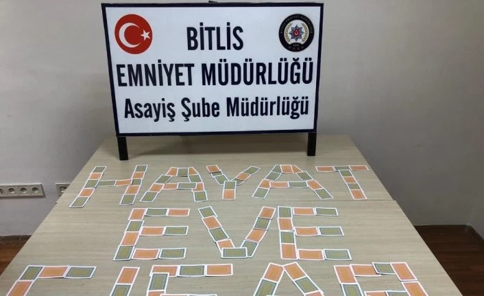 Bitlis’te 6 kişiye kumar ve sosyal mesafeye uymamaktan 26 bin TL ceza