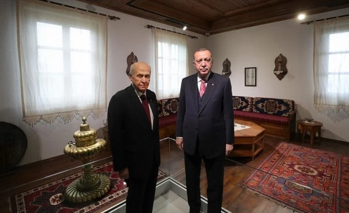 Cumhurbaşkanı Erdoğan ve MHP Genel Başkanı Bahçeli Demokrasi ve Özgürlükler Adası