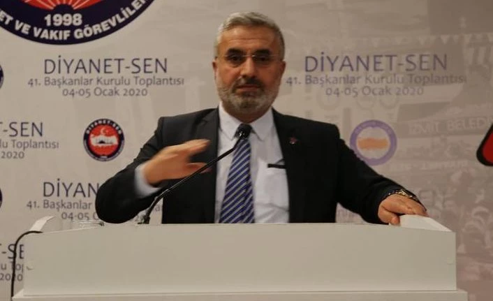 Diyanet-Sen Van Şube Başkanı Arvas, "Camilerimize yapılan saldırıyı kınıyoruz"